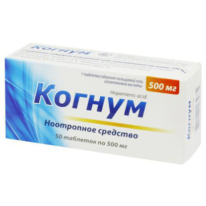 Світлина Когнум таблетки 500 мг №50